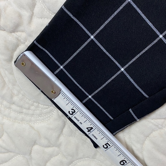 Streetwear Society Black and White Check Leggings - Picture 7 of 10